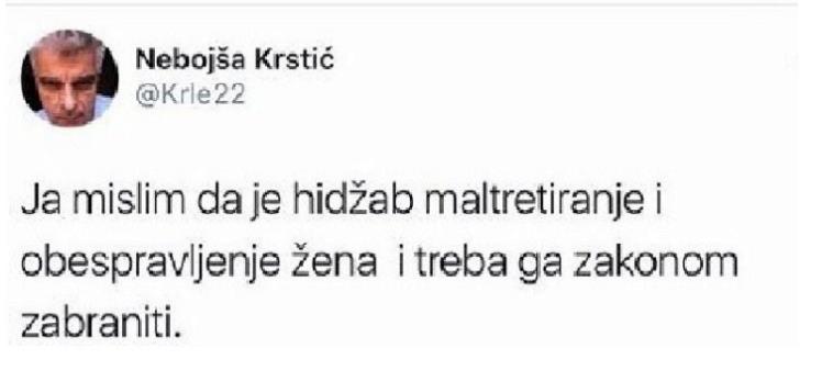 nebojsa krstic tweet