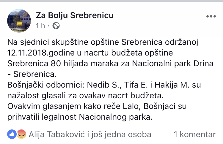 NE MOŽE PREŽALITI FUNKCIJU: Pogledajte kako bivši predsjednik SO Srebrenica Alija Tabaković širi dezinformacije i ruši Bošnjačko jedinstvo 1 viber image