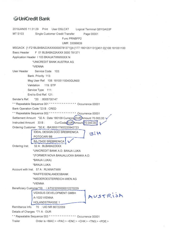 EKSKLUZIVNO: Nedeljnik “Afera” objavio dokumente Grujičićeve pljačke Vučićevih donacija 3 SKMBT 36319061512561 724x1024