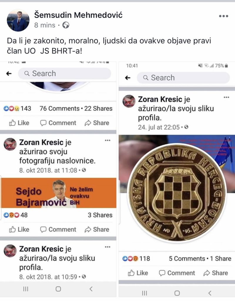 SKANDALOZNO: Član UO JS BHRT-a vrijeđao Željka Komšića 1 CF119DED F587 4E48 9EBB 947BA981FB0A