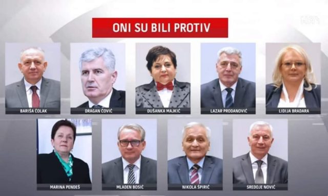 DOBRO ZAPAMTITE: Ovi delegati su bili protiv kažnjavanja osoba koje ne priznaju genocid! 1 deGeni