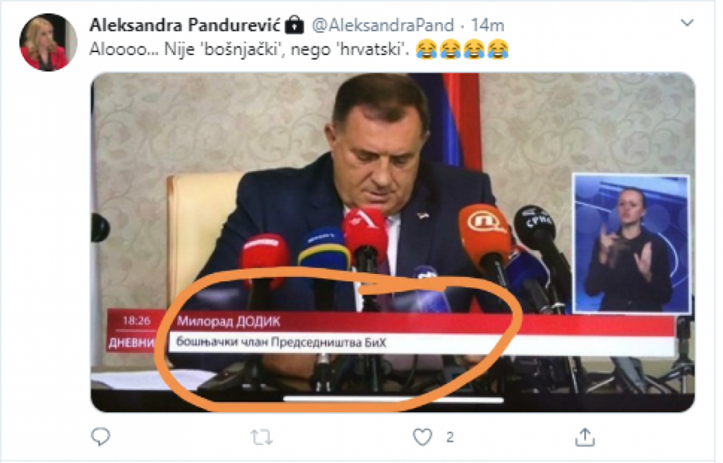 Milorad Dodik u Srbiji potpisan kao "bošnjački član Predsjedništva BiH" 1 dodik aleksandra