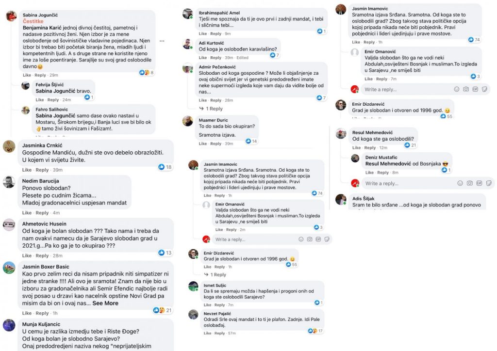 Skandalozna izjava Srđana Mandića nakon izbora “njihove” gradonačelnice Grada Sarajeva 2 Screenshot 2021 04 08 at 14.29.19 e1617885856910 1536x1086 1
