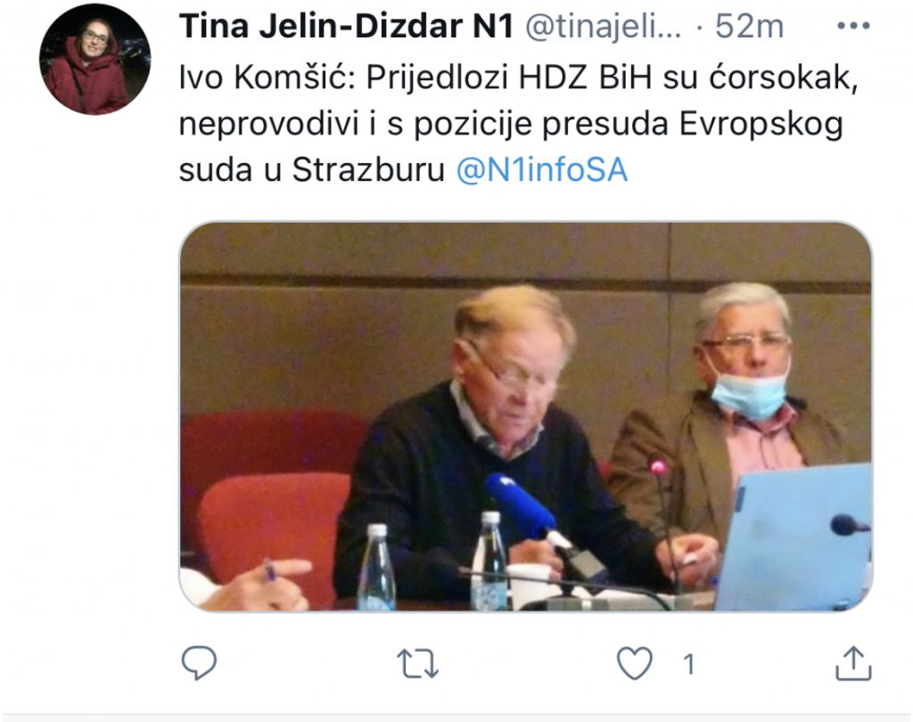DRAGAN ČOVIĆ SE HVATA ZA GLAVU; IVO KOMŠIĆ DIREKTNO U METU POGAĐA: “Prijedlozi HDZ BiH su ćorsokak, neprovodivi i...” 1 2745E355 521B 404E A7AB 32FC2C38C4A0