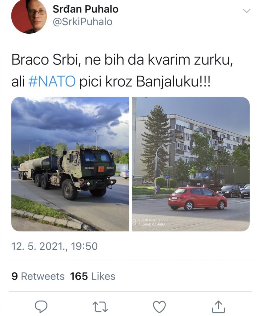 UZBUNA U REPUBLICI SRPSKOJ: Američka vojska prodefilirala kroz Banju Luku, stižu brojne reakcije na adresu Milorada Dodika… 2 FA971585 61C5 4D14 99FB BF866AC17C94