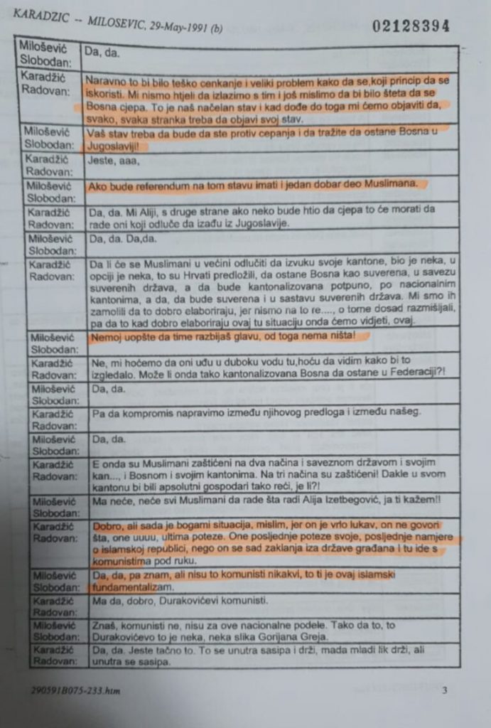 SVE JE JASNO KAO DAN: Kako su govorili Karadžić i Milošević, tako danas govori Dragan Čović, EVO DOKAZA 1 transkript 768x1138 1