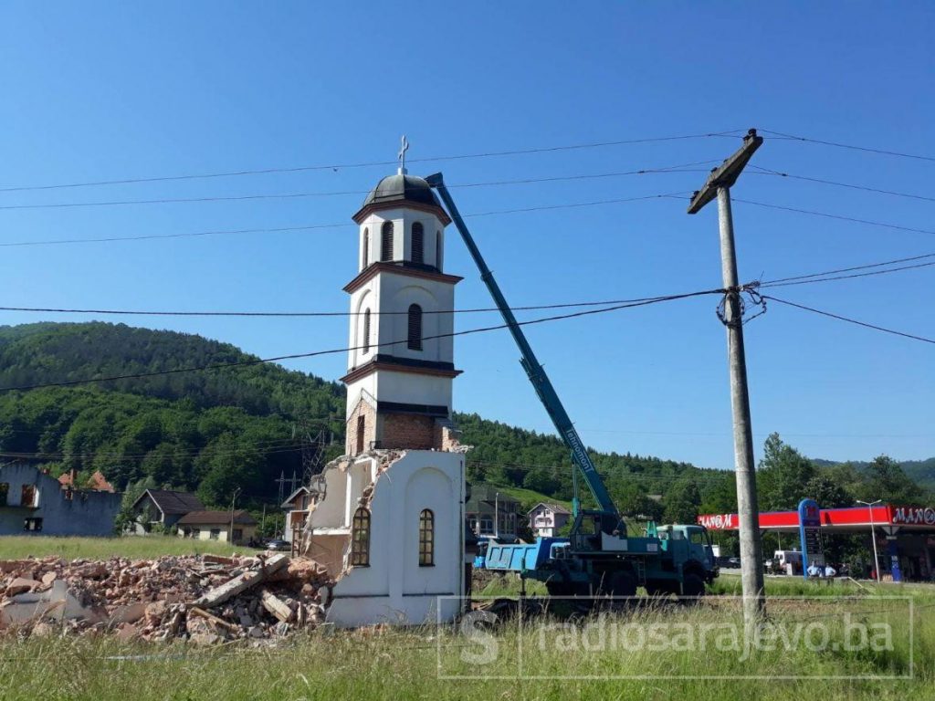 KONJEVIĆ POLJE/ Crkva srušena skoro do temelja, uklonjen i krst 1 Crkva nana juni2021 RSA7