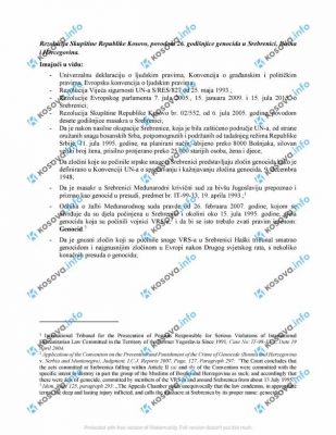 Skupština Kosova izglasala Rezoluciju o osudi genocida u Srebrenici 2 2EF07A81 A4D0 4F9B BF4F 6048D8904CA3