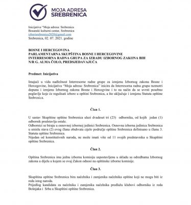 NAČELNIKA BI BIRALA SKUPŠTINA: Interresornoj radnoj grupi upućen prijedlog za izmjenu Statuta Opštine Srebrenica 1 9E1D2F9A 0471 419D ACF0 A4F912EB6A66