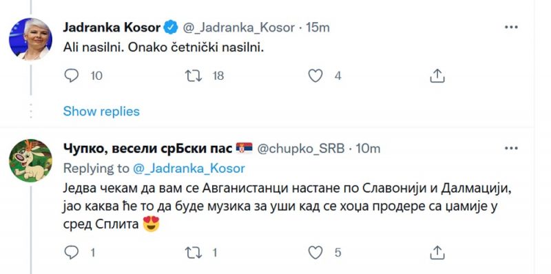 SRAMOTNO: Jadranka Kosor spomenula djecu Srebrenice, iz Srbije stigle skandalozne poruke… 2 jadra 2