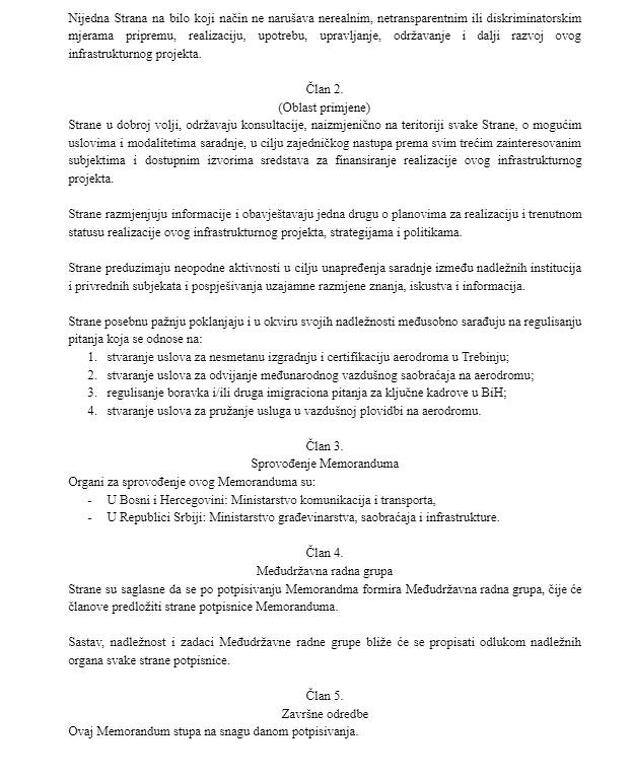 DODIK JE OVO SIGURNO ZNAO, ALI JE MUDRO ŠUTIO: Srbija ipak s državom BiH mora potpisati sporazum o gradnji aeordroma u Trebinju 2 211007071.2 mn