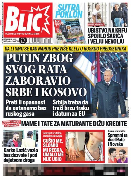 HAOS U BEOGRADU: PUTIN ŠOKIRAO SRBIJU, VUČIĆ NAJAVIO OBRAĆANJE NACIJI – ‘PRIZNAO JE KOSOVO’! 2 HAOS U BEOGRADU PUTIN SOKIRAO SRBIJU 24543597 6
