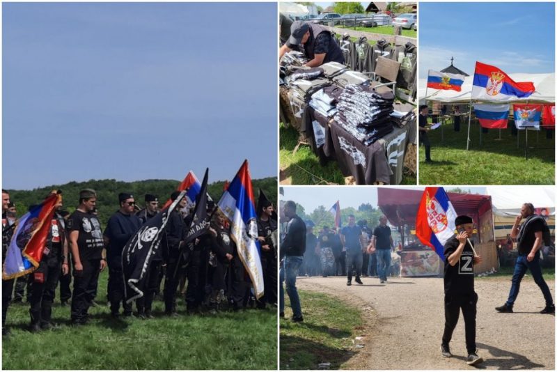 Četnici se okupili na Ravnoj Gori: Kokarde, slovo 'Z' i podrška Rusiji 4 cetnici na ravnoj gori birn glavna