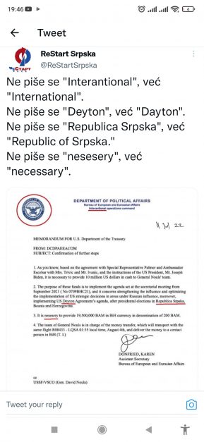 PUKLA VELIKA BRUKA: Pogledajte kako se Dodikov javni servis izblamirao u pokušaju plasiranja novih laži... 3 09192022085958