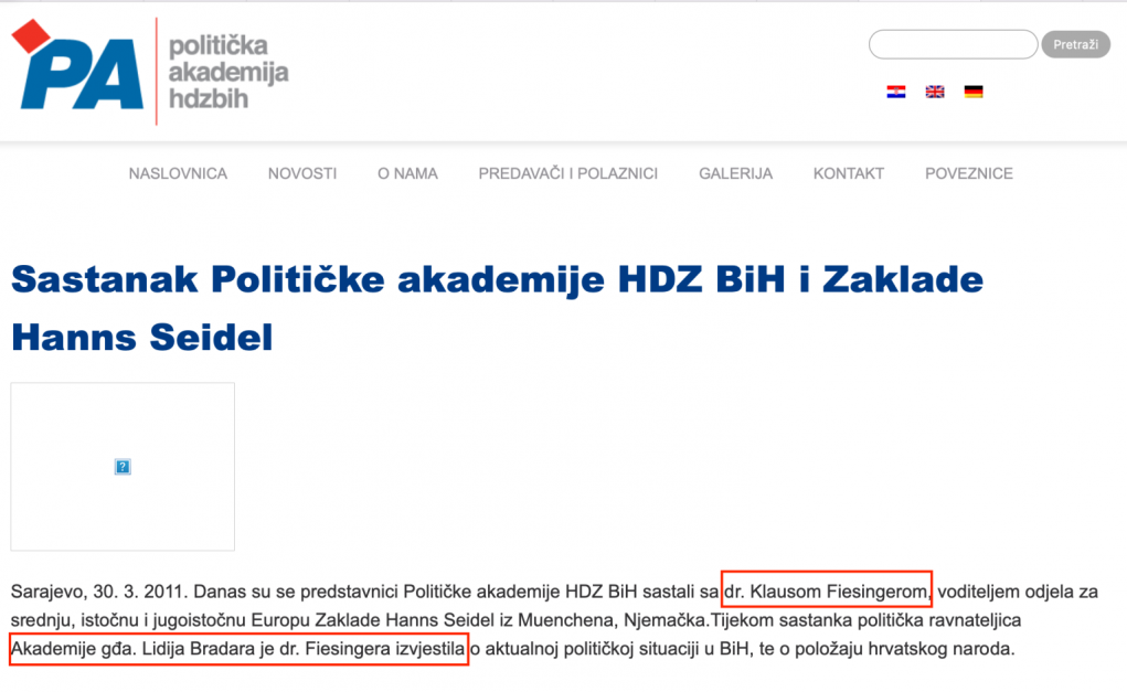 AVDO AVDIĆ NA TRAGU NEZAPAMĆENOG SKANDALA: Ovo je tajna veza između Christiana Schmidta i Dragana Čovića… 5 Akademija HDZ 1536x943 1