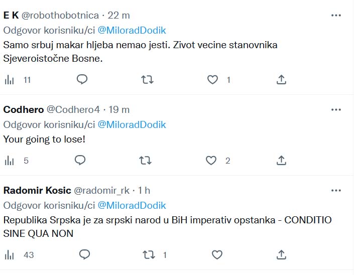 „SAMO SRBUJ, ŠTA JE BILO SA OBEĆANJIMA…“: Gore društvene mreže nakon poruka Milorada Dodika… 1 srbuj 1