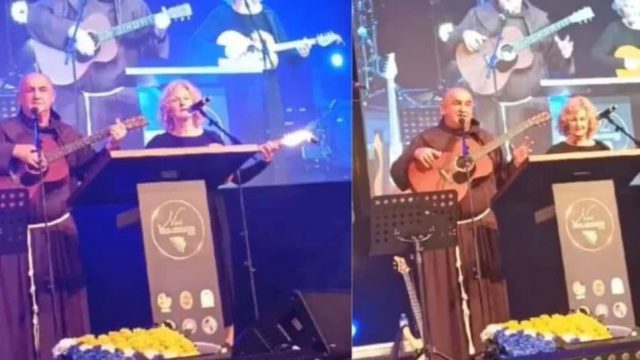 Fra Mirko Majdandžić oduševio Bosance u njemačkom Frankfurtu pjesmom Safeta Isovića