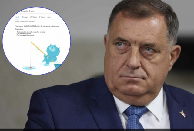Google izbrisao sajtove institucija RS