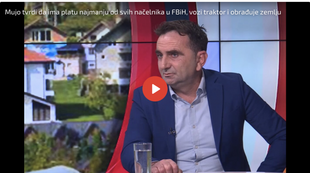 Mujo tvrdi da ima platu najmanju od svih načelnika u FBiH