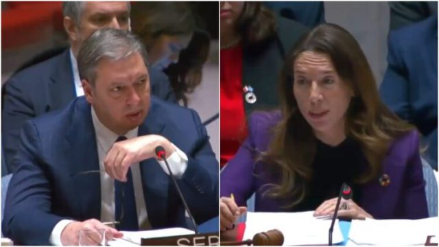 Ko je žena koja je udarila šakom o sto i ućutkala Vučića u Savjetu bezbjednosti UN? (VIDEO)